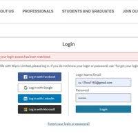 This document contains proprietary information of wipro ltd. Wipro My Login Access Has Been Restricted