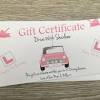 Surprise someone with driving lessons on their birthday with this driving lesson gift voucher template. 1