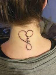 Tattoo Back Of Neck Heart Tattoodo Tattoosnob Skinartmag Back Of Neck Tattoo Girl Neck Tattoos Neck Tattoos Women