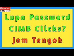 You will need to select the option that you ch. Cara Reset Buat Password Baru Cimb Clicks Youtube