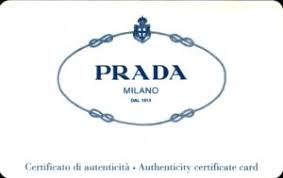 Functional Card Prada Milano Authenticity Certificate Card Monaco Shops Fashion Clothing Shoes Worldwide Prada Col Ww Prada 002 02