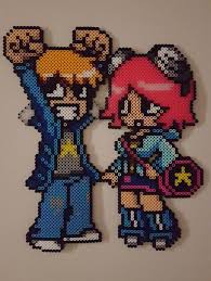 They also make wonderful gifts for the. Scott Pilgrim And Ramona Flowers Perler Beads By Arkham Trance On Deviantart