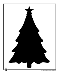 Christmas Tree Template Woo Jr Kids Activities Christmas Tree Silhouette Christmas Tree Template Silhouette Christmas