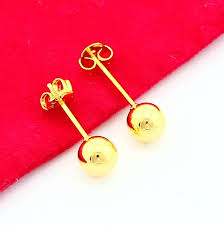 Beautiful gold earrings, both contemporary and classic. New Fashion Pure Gold Color Earring Yellow Gold Golden Earring Women Wedding Gift Hot Sell Yhde012 Earrings Women Earrings Fashionearrings Free Shipping Aliexpress