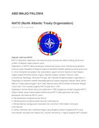 Di sebelah timur, mesir berbatasan dengan israel dan laut merah. Doc Abd Majid Palowa Nato North Atlantic Treaty Organization Ilham Nusi Academia Edu