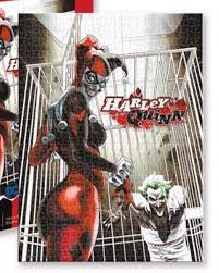 Puzzle aquarius harley quinn cover (dc comics). Aquarius Dc Batman Harley Quinn The Joker Jigsaw Puzzle
