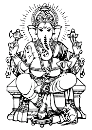 Black And White Images Of Lord Ganesha Free Ganpati Art Download Free Clip Art Free Clip Art On Clipart Library Ganesha Drawing Ganesha Sketch Ganesha
