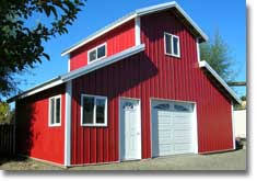 Custom horse barns that include living quarters and other designs allow country wide barns to stand apart from other barn kit producers who sometimes have limited floor plans and customization options. Monitor Style Pole Barns Hansen Pole Buildings