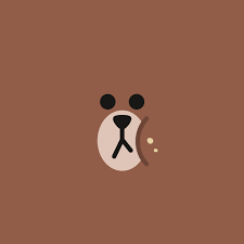 Discover this awesome collection of cute ipad wallpapers. Ba78 Line Chractor Cute Brown Illustration Art Wallpaper