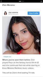 Tune in bio and explore more about zion moreno's wikipedia, bio, age. Zion Fleur From K 12 Will Be A Main Character In The Upcoming Gossip Girl Reboot Melaniemartinez