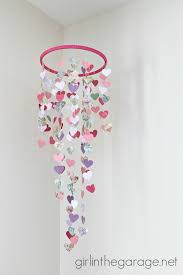 There are great ideas for teenagers and tweens in this collection as well as adults. Gorgeous Hanging Hearts Mobile Valentines Diy Hanging Hearts Valentine S Day Diy