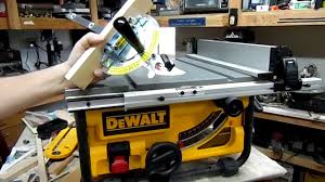 Dewalt Dwe7480 Table Saw Fine Tuned Review Great Hobby Saw Youtube Table Saw Miter Gauge Table Saw Great Hobbies