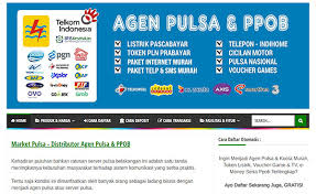 Contoh tulisan promosi agen kuota dan pulsa. Blog Website Promosi Gratis Server Market Pulsa