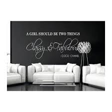 A Girl Should Be Coco Chanel Wall Art