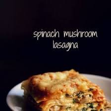 vegetarian lasagna recipe mushroom