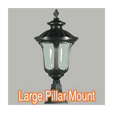 pillar mounted lights waterford outdoor