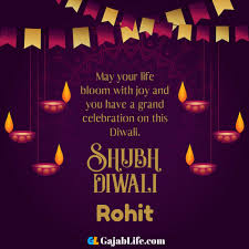 What you can get here for free? Create Shubh Rohit Diwali Greeting Card Create Happy Diwali Greeting Card With Name January 2021