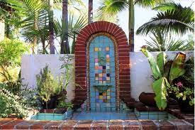 Beautiful Spanish Style Tiled Fountain