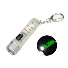 Móc Khóa Mini Đèn Pin Bỏ Túi Có Khóa USB Đèn LED EDC Có Thể Sạc Lại Đèn Pin  Đèn Cầm Tay Chống Nước Cho Trường Hợp Khẩn Cấp Cắm Trại Ngoài