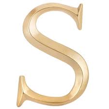 Letter Wall Decor Gold Wall Decor