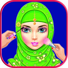 hijab wedding salon makeover makeup