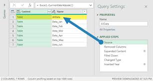 combine excel sheets with power query