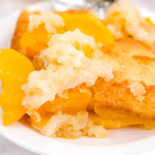 peach cobbler with canned peaches