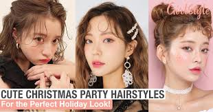 cute christmas party hairstyles for the
