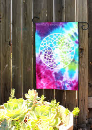 Tie Dye An Upcycled T Shirt Garden Flag