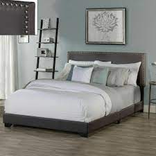 Queen Size Upholstered Bed Frame With