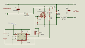 15 ampere charge controller circuit diagram used analog electronics components to control the flow of charges from solar panel to battery. Pwm Solar Battery Charger For 192v Battery Electrical Engineering Stack Exchange