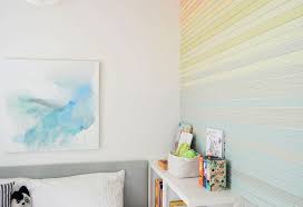 Colorful Planked Wall Treatment