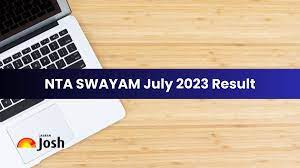 swayam result 2023 july semester out