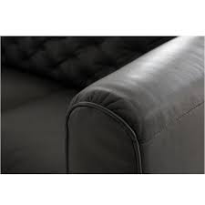 mobital dalton modern leather sofa with