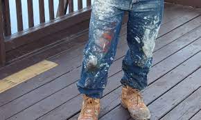 how to get paint out of jeans
