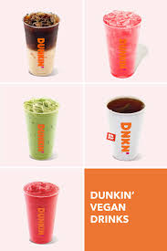 31 vegan drinks at dunkin coffee at