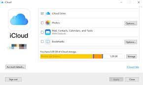 how to access icloud drive files from