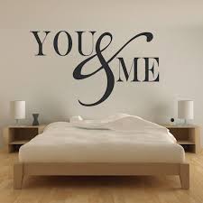 you and me wall decal romantic