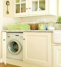 Why would you want to hide your washer and dryer? Hidden Laundry Spaces