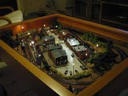 Ikea Coffee Table With Miniature Train