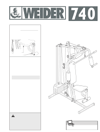 weider 740 system weccsy7409 users