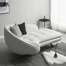 Modern Chaise Longue Sofa Upholstered