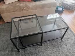 Ikea Glass Coffee Table Set Coffee