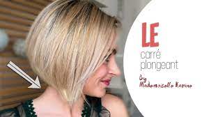LE CARRE PLONGEANT en détails #carreplongeant #haircut (Mademoiselle  Karine) fribuleuses - YouTube
