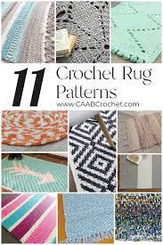 crochet rug patterns caab crochet