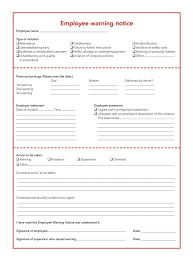 Employee Write Up Form Corrective Action Template Word Free