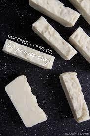 coconut olive oil hot process soap