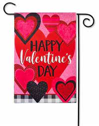 Patterned Valentine Hearts Decorative