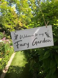 Welcome To My Fairy Garden Metal Sign