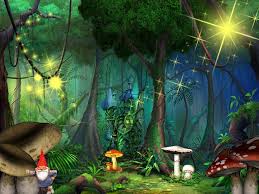 Magical Garden Fairy Garden Background